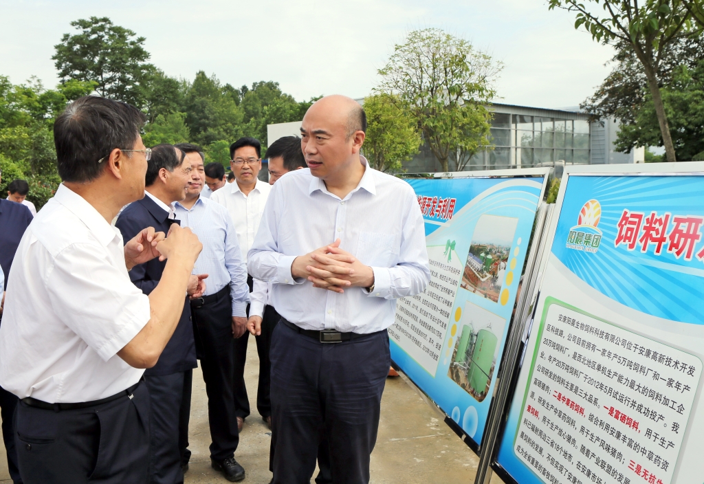 省長劉國中來陽晨集團漢陰基地調研循環產業發展